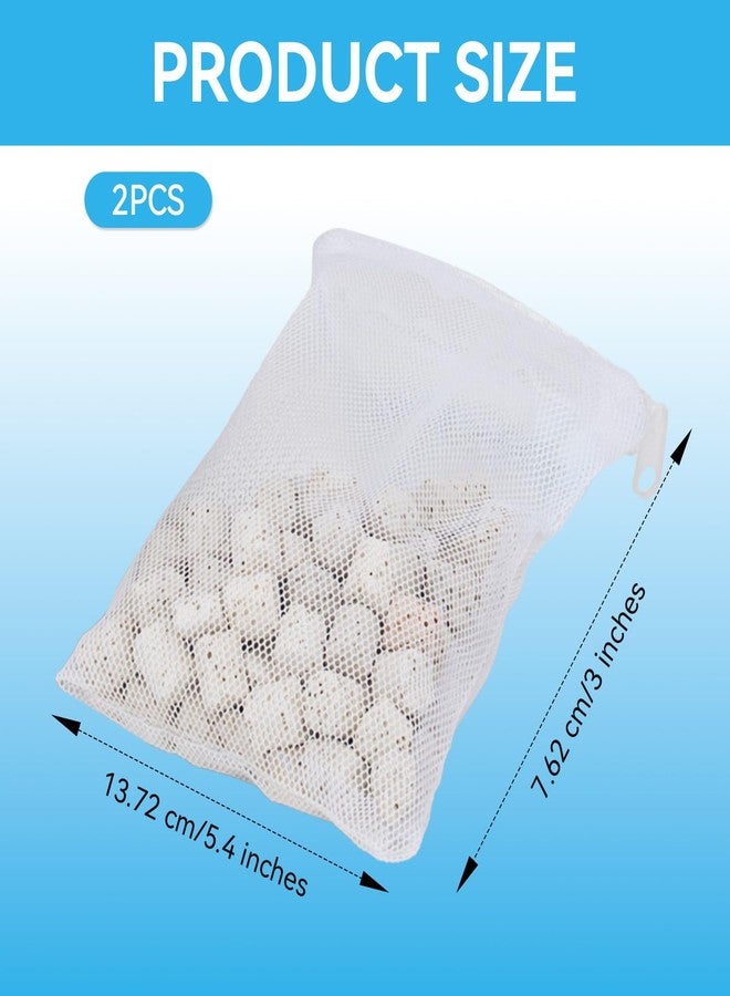 FKBYM 280 غرام، عبوتان A1373، فلتر Biomax لأحواض السمك سعة 70 جالونًا، متوافق مع فلتر Aquaclear Fish، لفلتر AquaClear 70 Power Filter، فلتر Bio-max داخلي، مناسب للسلالات الكبيرة، أبيض - Image 2